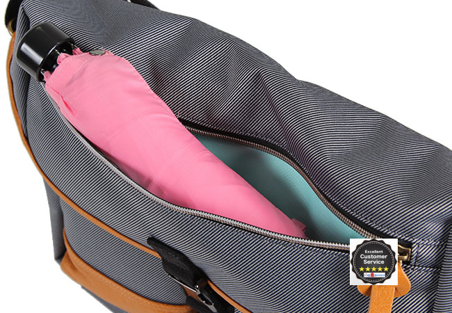 Bianchi - LBTC-03 : A4 Messenger Black x Black (สีดำ/ ขอบหนังสีดำ) thumbnail 13