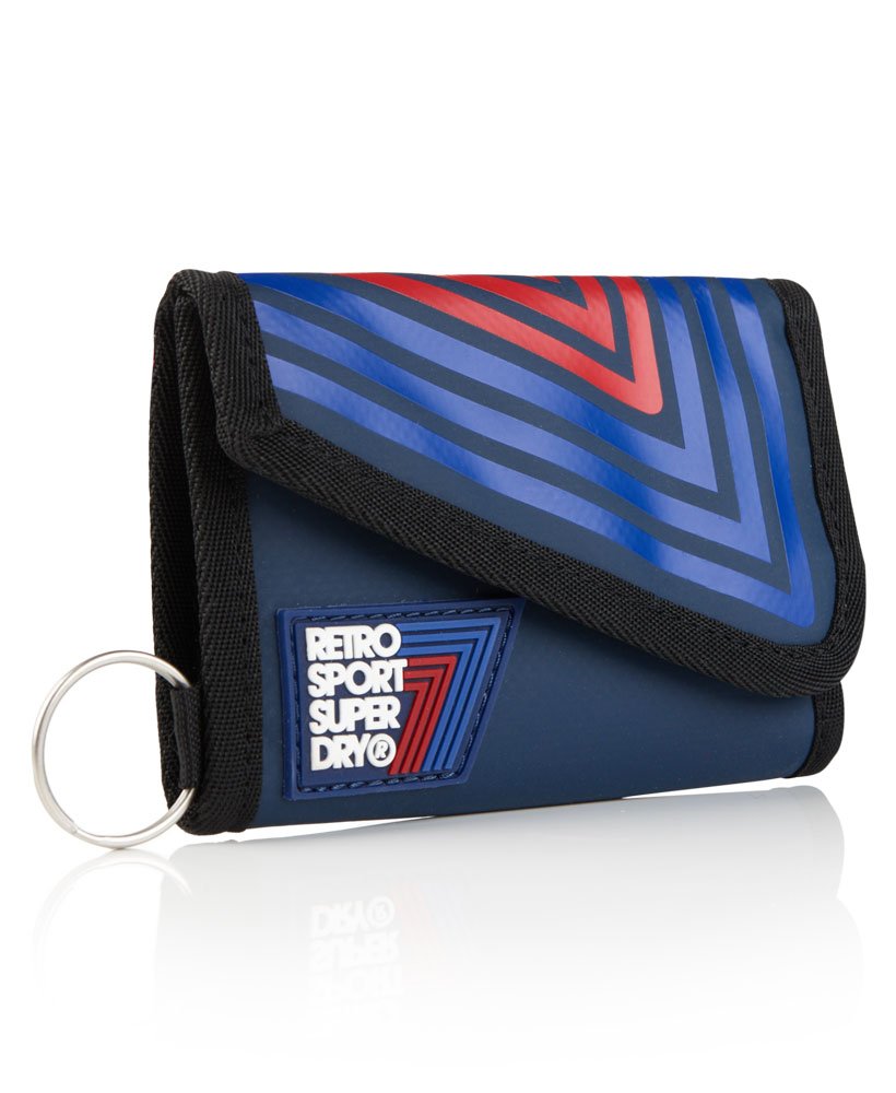 Superdry - Retro Sport No.7 ทรงตั้ง สีน้ำเงินเทา