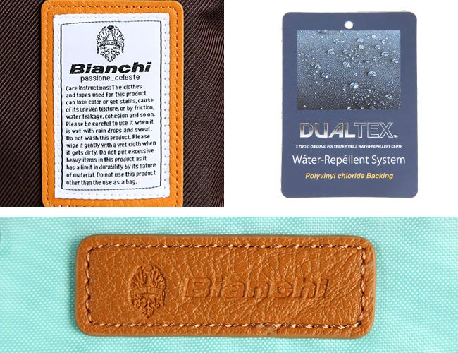 Bianchi - LBT35 : A3 Messenger Black (สีดำ/ ขอบหนังสีน้ำตาล) thumbnail 10